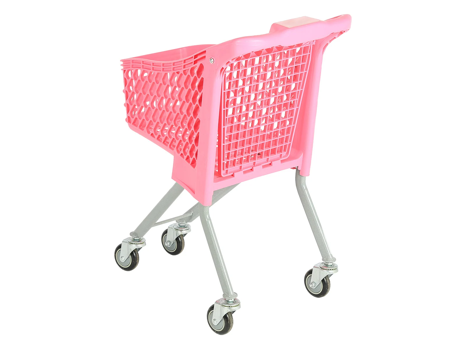 Child Shopping Trolley photographed from the front on a white studio background