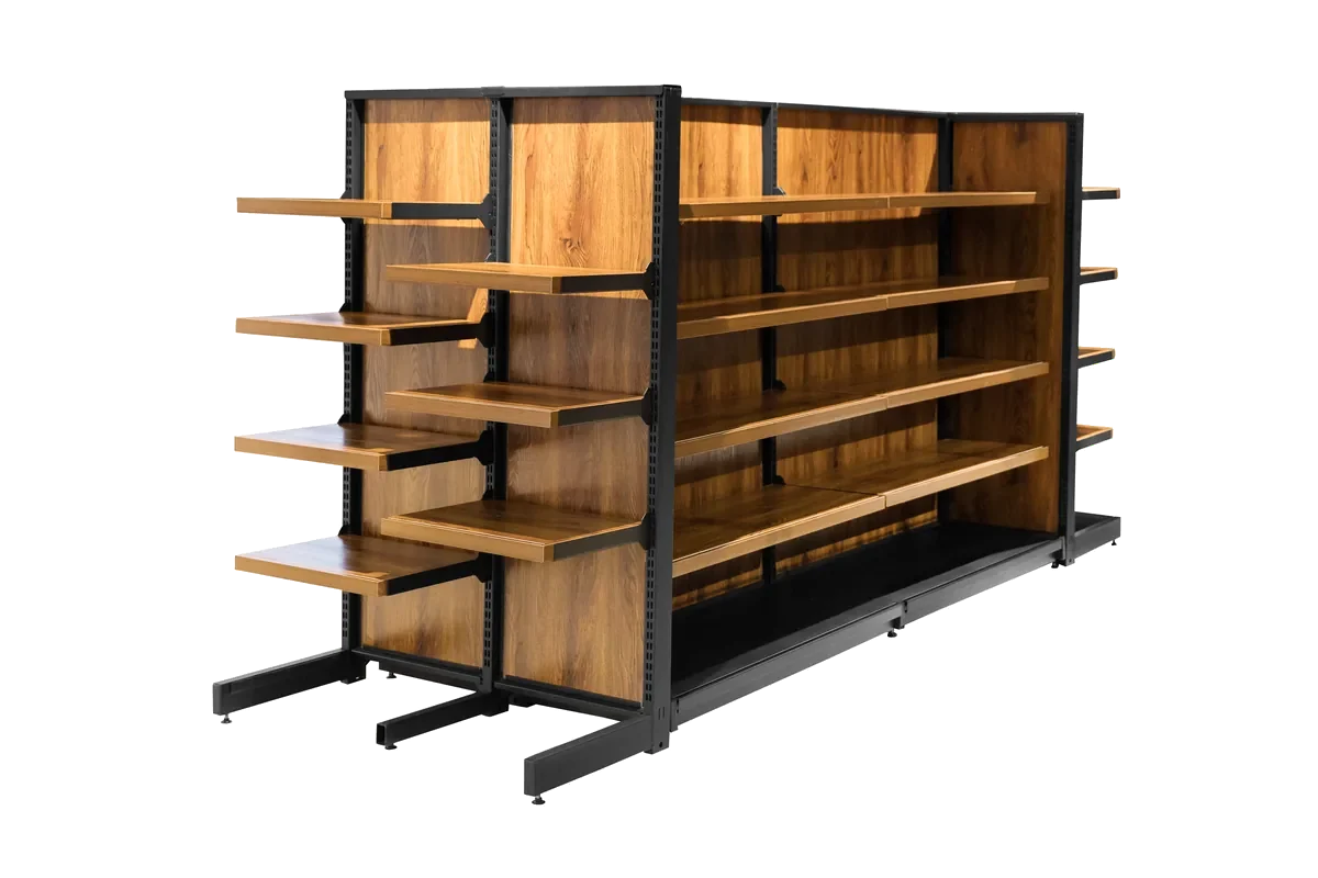 Steel and Wood Shelving