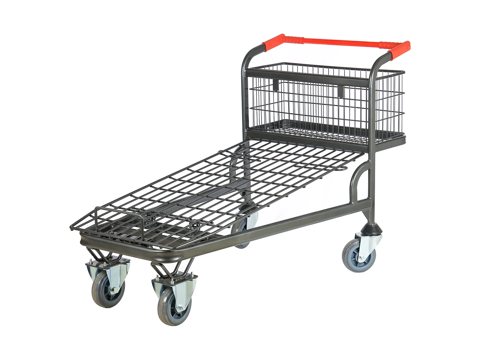 Heavy Duty Flatbed Trolley photographed from the front on a white studio background
