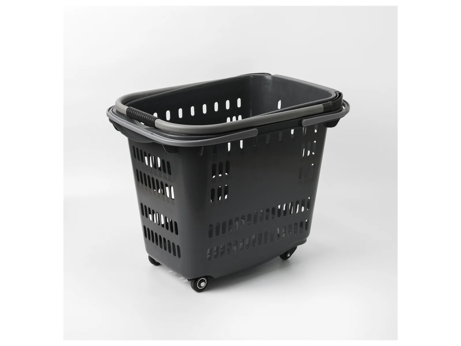 Roller Basket with Reinforced Base photographed from the front on a white studio background