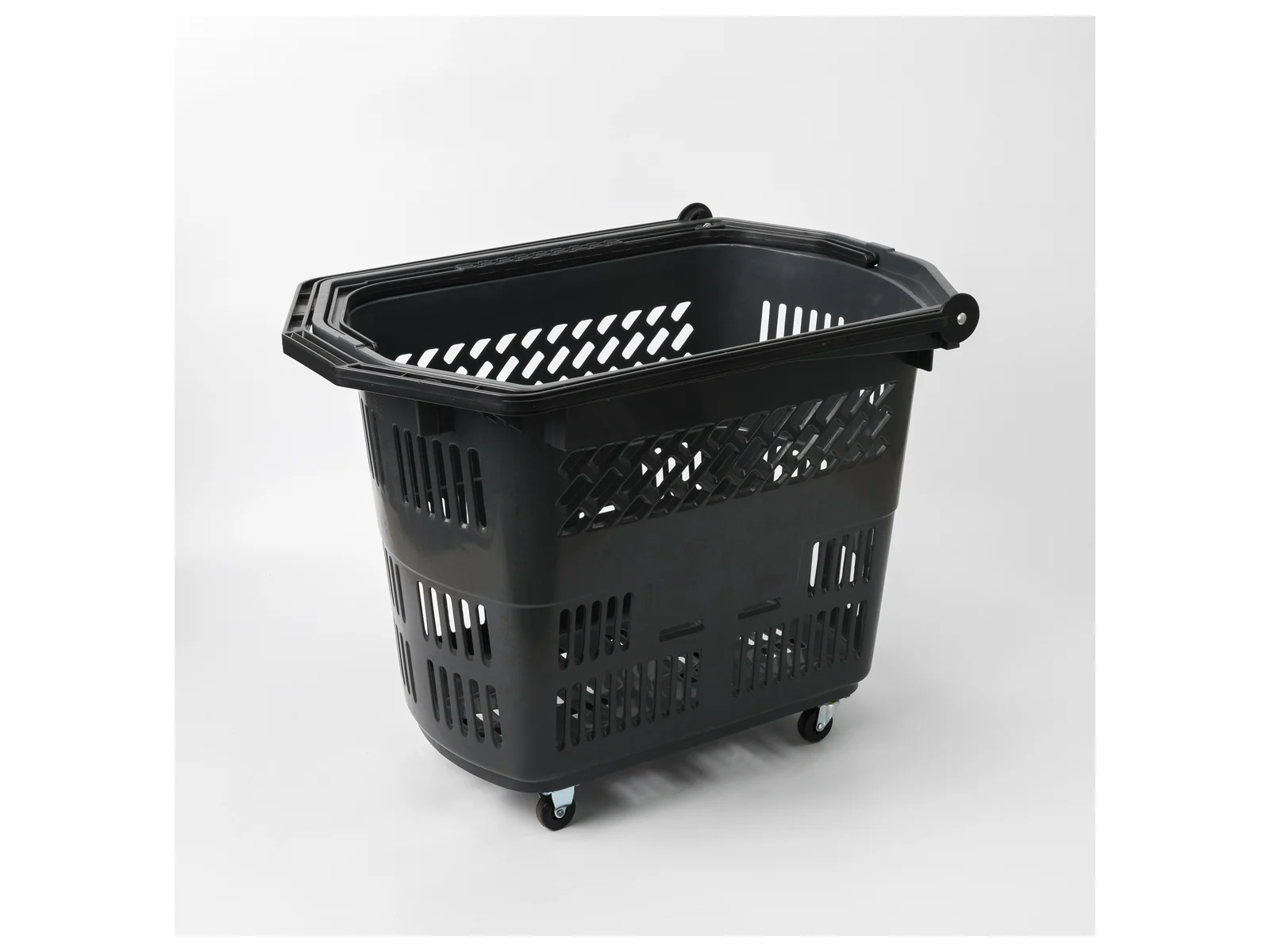 Roller Basket with Wide Base photographed from the front on a white studio background