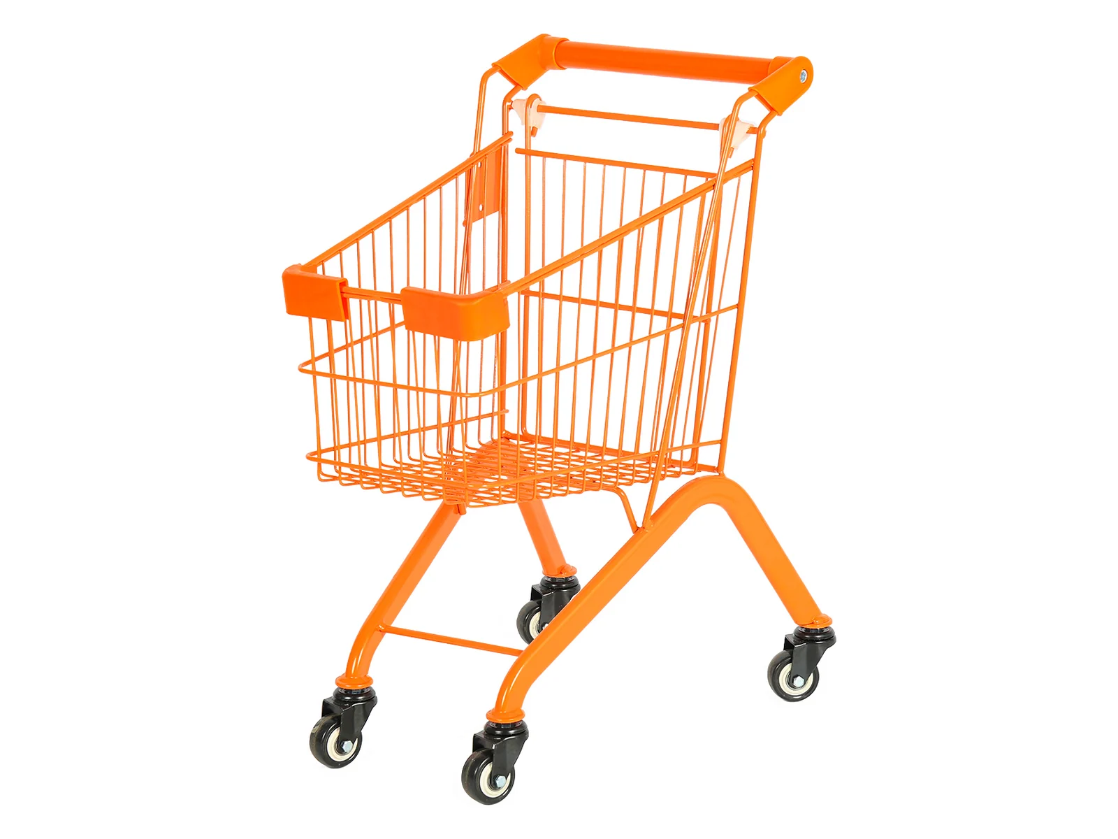 Small Orange Frame Trolley photographed from the front on a white studio background