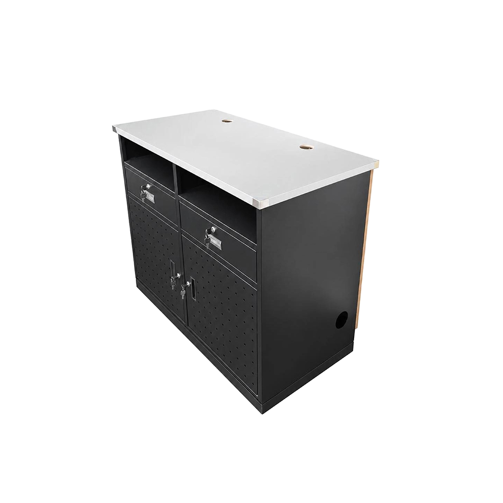 Supermarket Weighing Station, Retail Scale Counter with Storage Cabinet